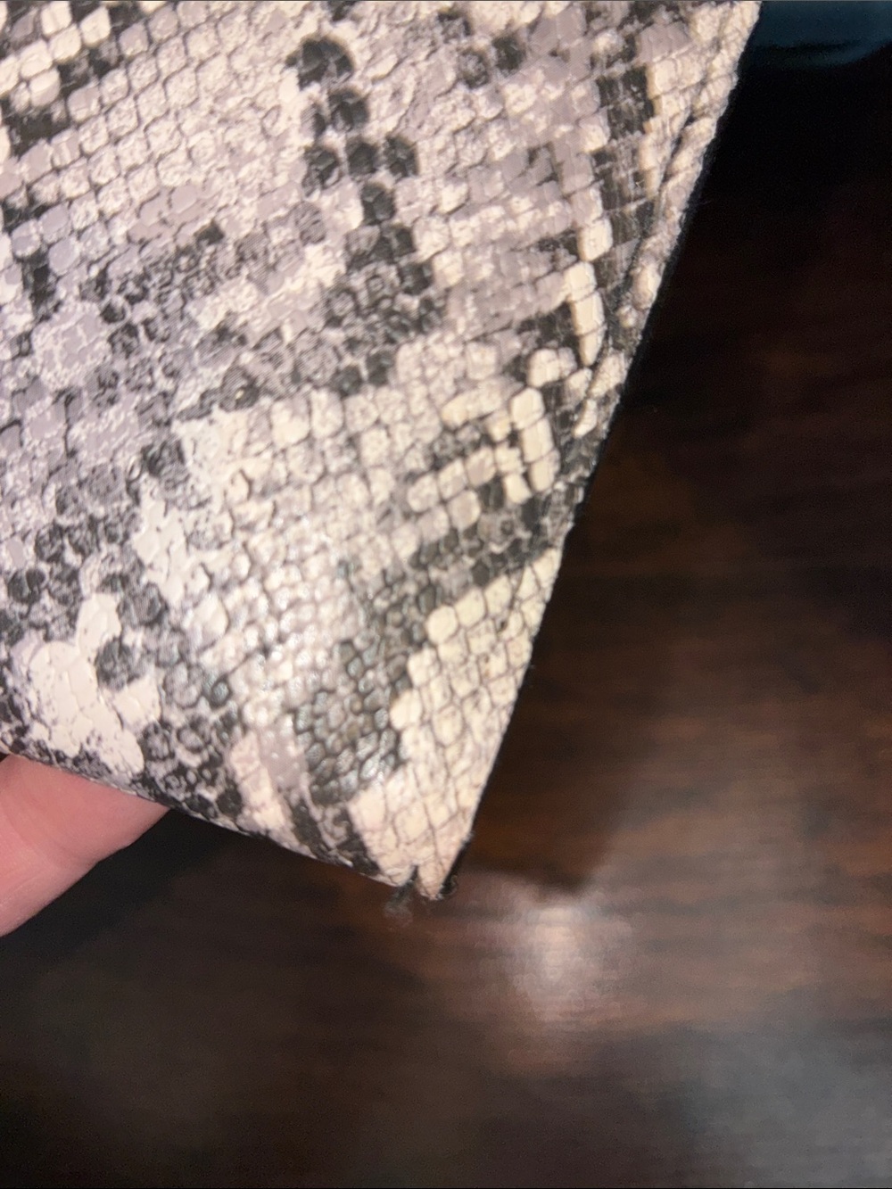 Victorias Secret Snake-Print Zip Wallet Clutch - Neutral - Picture 5 of 7
